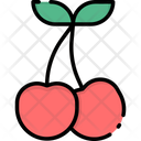 Cherry Fruit Healthy Fruit Icon