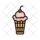 Cherry Ice Cream Icon