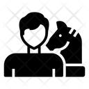 Chess Player Chessman Sport Person Icon