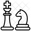 Chess Strategy Knight Attack Icon
