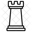 Chess Tower Chess Piece Chess Guard Icon