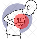 Chest Pain Body Pain Chest Disease Icon