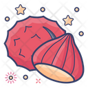 Chestnut Edible Nut Dry Fruit Icon