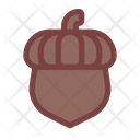 Acorn Autumn Chestnut Icon