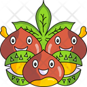 Chestnut Pistachio Healthy Icon
