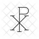Chi Rho Religion Icon