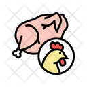 Chicken Meat Carcass Icon