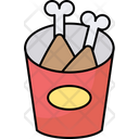 Chicken Bucket Icon