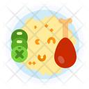 Chicken Rice Dish Icon