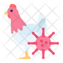 Chicken Virus Icon