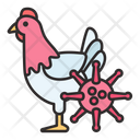 Chicken Virus Icon