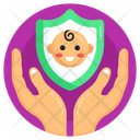 Safe Child Child Protection Child Security Icon