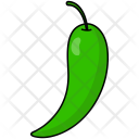 Chili Colour Green Icon