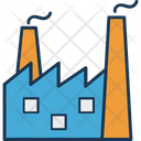 Chimney Factory Industry Icon