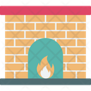 Chimney Fireplace Fireside Icon