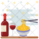 Food Chinese Cuisine Spaghetti Icon