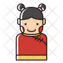 Chinese Girl Chinese Woman Icon