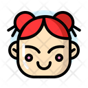 Chinese Little Girl Icon