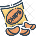 Potato Chips Potato Chips Icon