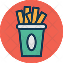 Chips Fast Food French Fries Icon