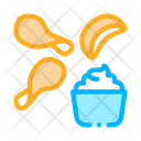 Chips Sauce Icon