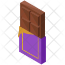 Chocolate Bar Isometric Icon