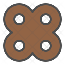 Chocolate biscuit Icon