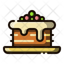 Chocolate Cake Cake Brownies Icon