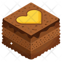 Heart Cake Chocolate Cake Dessert Icon