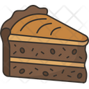 Chocolate Cake Slice Icon