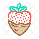 Chocolate Dipped Strawberry Icon
