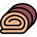 Chocolate Roll Candy Icon