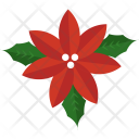 Christmas Holly Mistletoe Icon