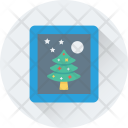 Christmas Card Greeting Icon