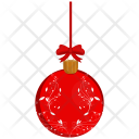 Bulb Christmas Decoration Icon
