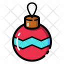 Ball New Year Ornament Icon