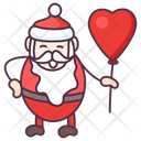 Christmas Balloon Santa Claus Santa Balloon Icon