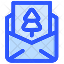 Letter Christmas Card Icon