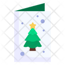 Christmas Card Mail Card Icon