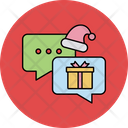 Christmas Chat Chat Christmas Icon