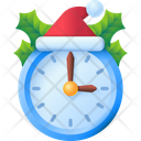 Christmas Clock Clock Watch Icon