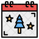 Christmas Day Time And Date Christmas Eve Icon
