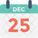 Christmas Day Calendar Icon