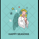 Fairy Christmas Angel Icon