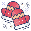 Mitten Hand Gloves Christmas Mitten Icon