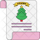 Christmas Papers Text Sheet Greetings Icon