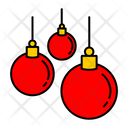 Color Ornaments Christmas Icon