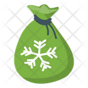Sack Snowflake Sack Pouch Icon