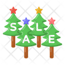 Christmas Sale Sale Trees Xmas Sale Icon