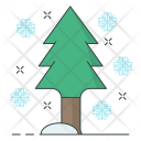 Tree Snowflake Winter Icon